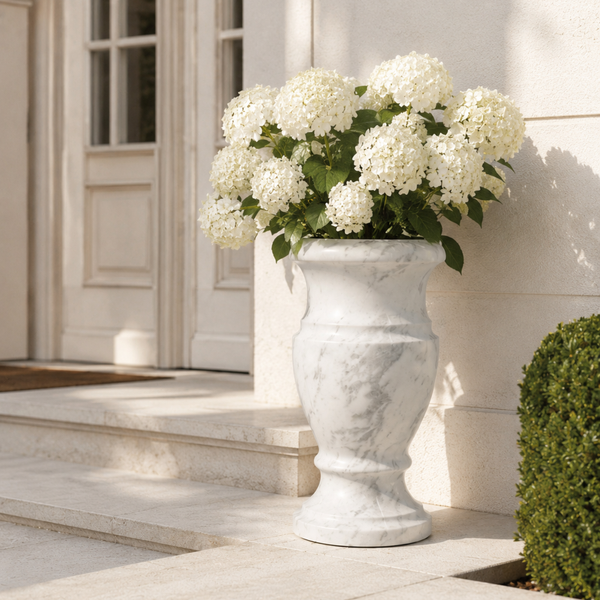 Natural Volakas Marble Vase