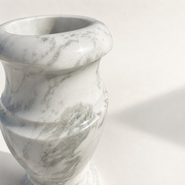 Natural Volakas Marble Vase