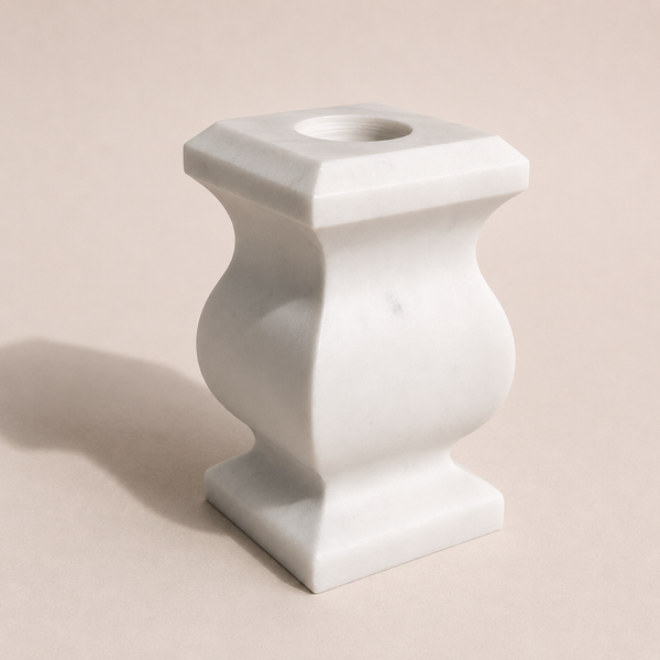 Decorative White Marble Vase