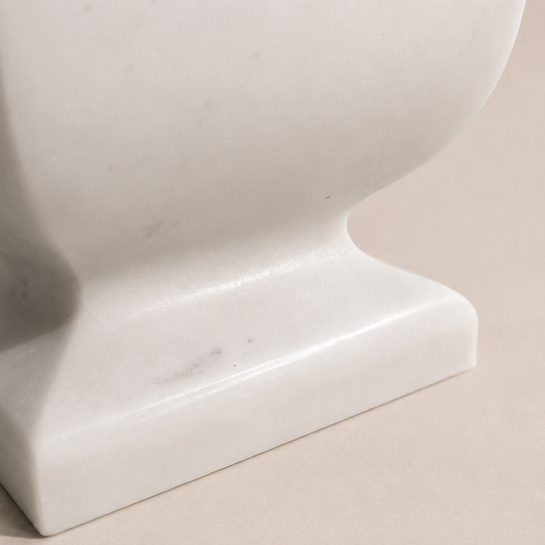 Decorative White Marble Vase